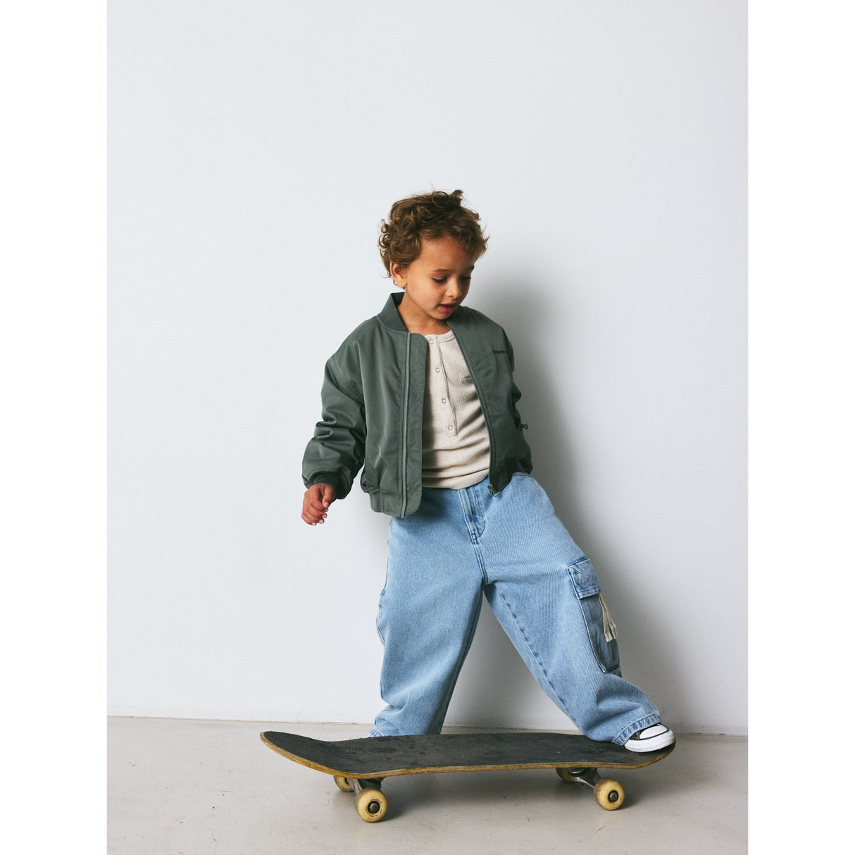 brunobruno nation Balsam Green Adrian Bomber Jacket