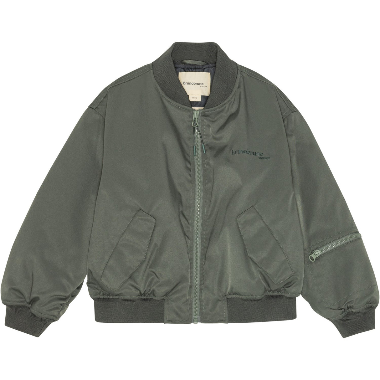 brunobruno nation Balsam Green Adrian Bomber Jacket