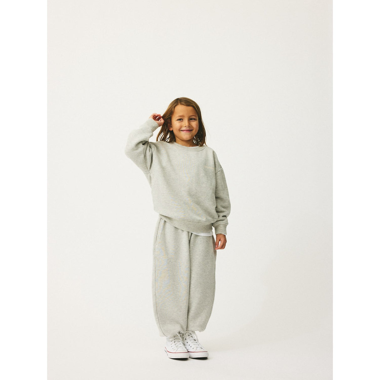 brunobruno nation Light Grey Melange Ella Pants NB