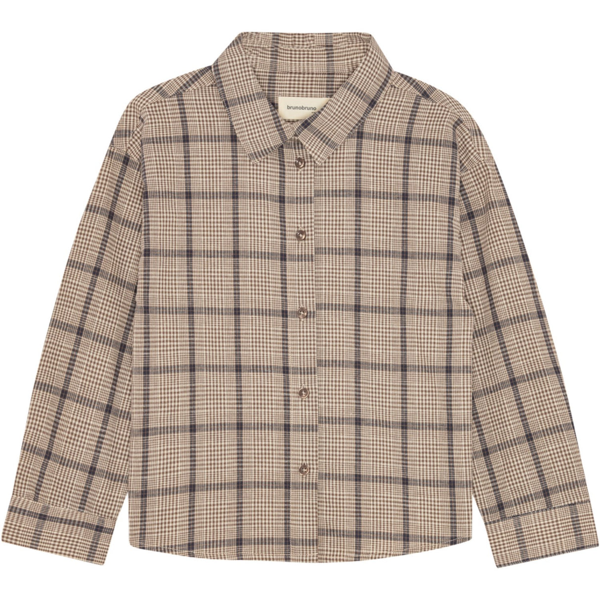 brunobruno nation Walnut Check Nohrla Walnut Check Shirt