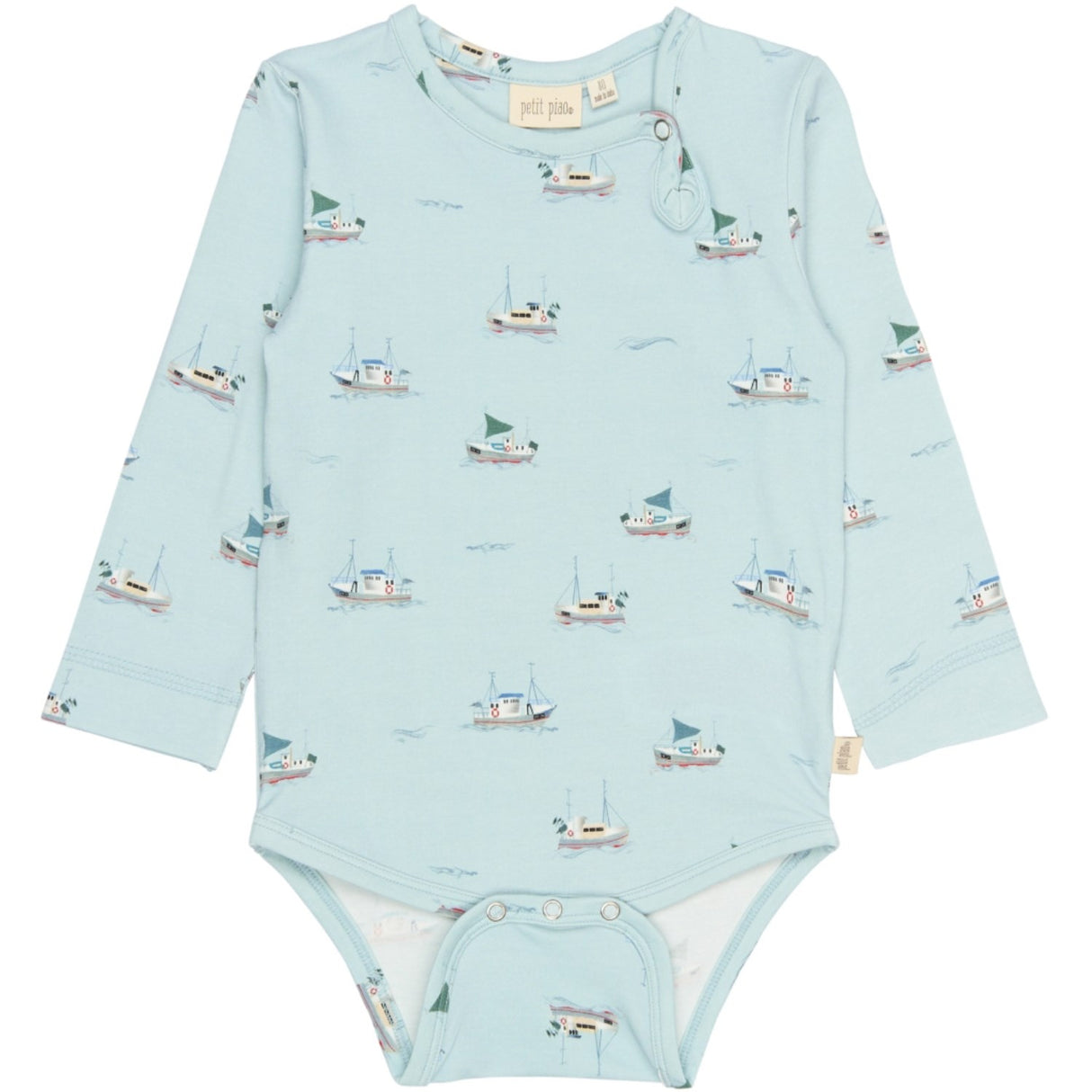 Petit Piao Illusion Blue Boat AOP PPStar L_S Body