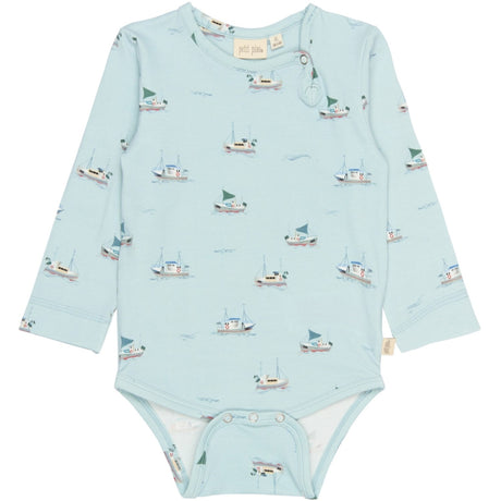 Petit Piao Illusion Blue Boat AOP PPStar L_S Body