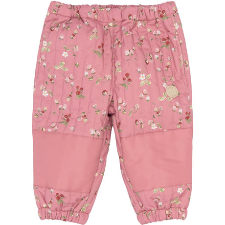 Petit Piao Dusty Rose Strawberry AOP PPEver Thermo Pants