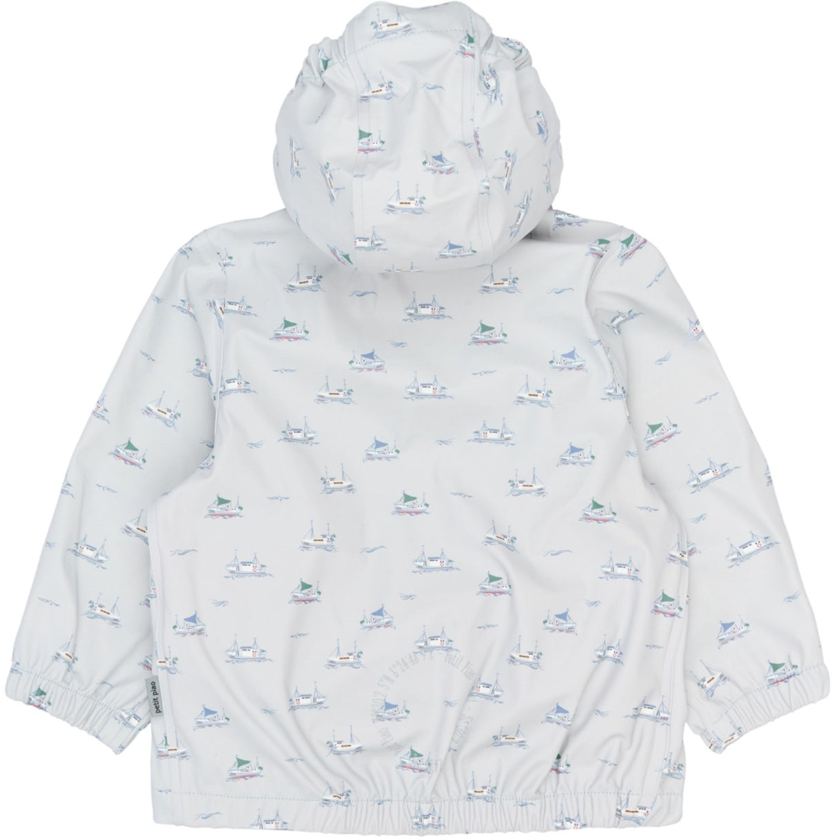 Petit Piao Pearl Blue Boat AOP PPDai Rainwear Set
