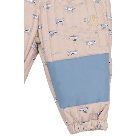 Petit Piao Oxford Tan Boat AOP PPEver Thermo Pants