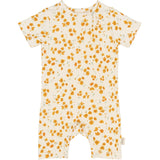 Petit Piao Eggnog Buttercup Aop Ppsun S_S Jumpsuit