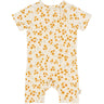 Petit Piao Eggnog Buttercup Aop Ppsun S_S Jumpsuit
