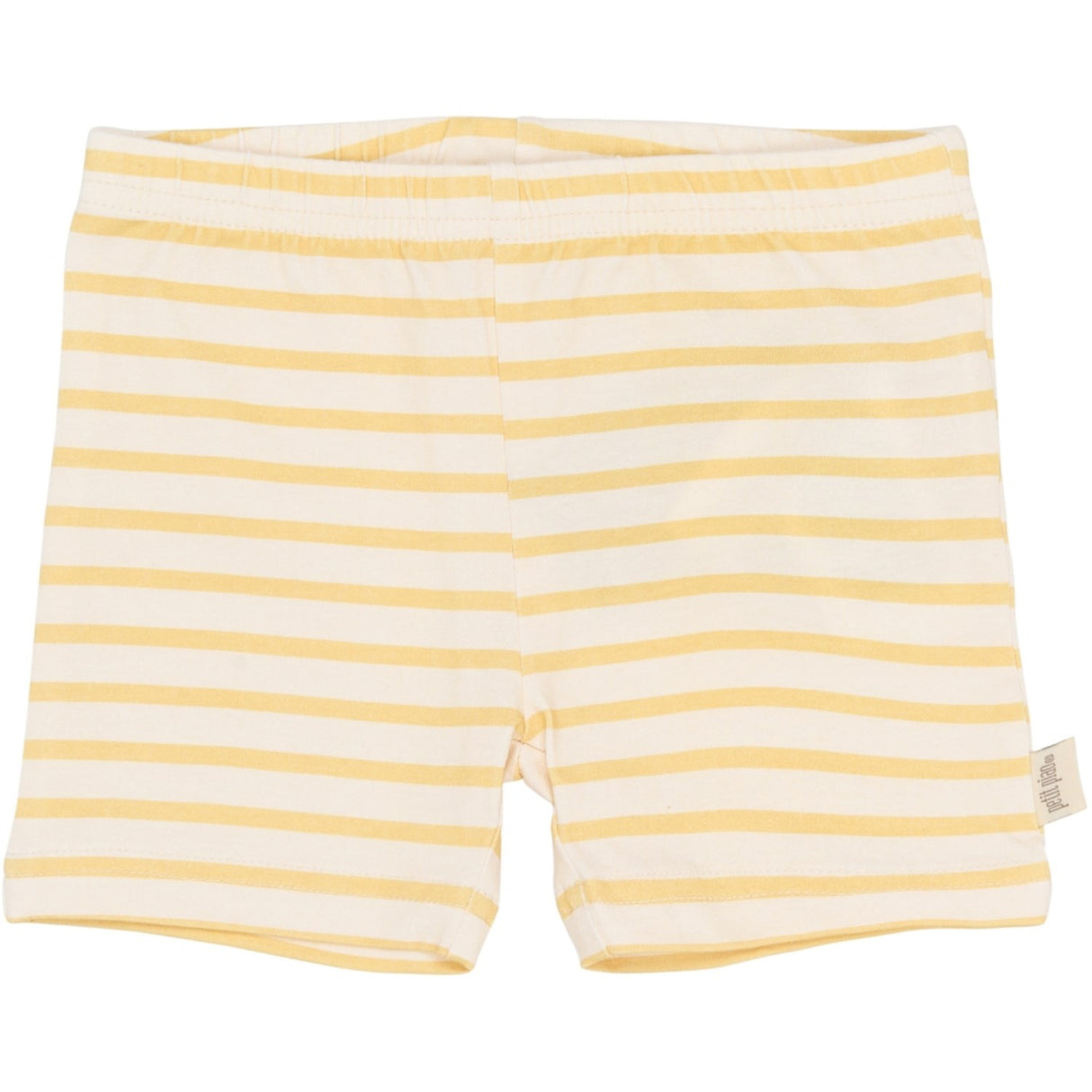 Petit Piao Dusky Citron Striped Ppsun Bike Shorts
