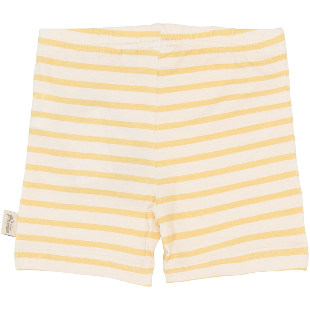 Petit Piao Dusky Citron Striped Ppsun Bike Shorts
