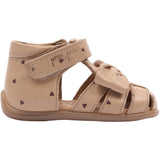 Pom Pom Cloud Cream Pearl Starter Bow Sandal