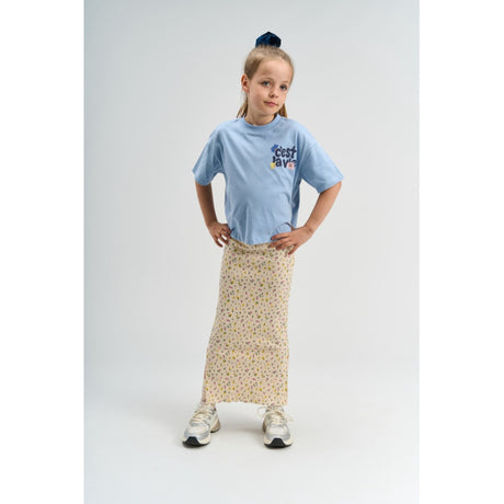 The New Gardenia Aop Tnsummer Long Rib Skirt