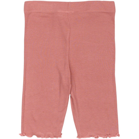 The New Old Rose Lotus Tight Rib Shorts