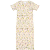 The New Gardenia Aop Tnsummer S_S Long Rib Dress
