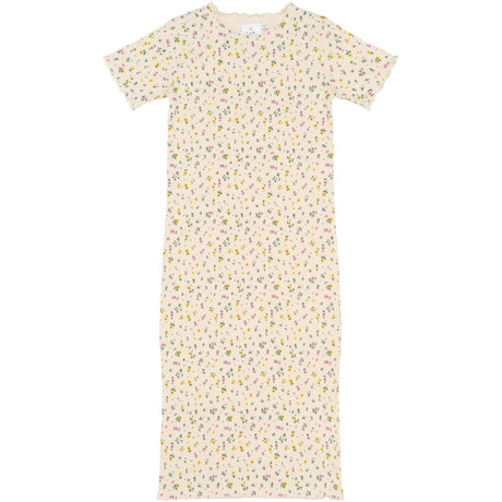 The New Gardenia Aop Tnsummer S_S Long Rib Dress