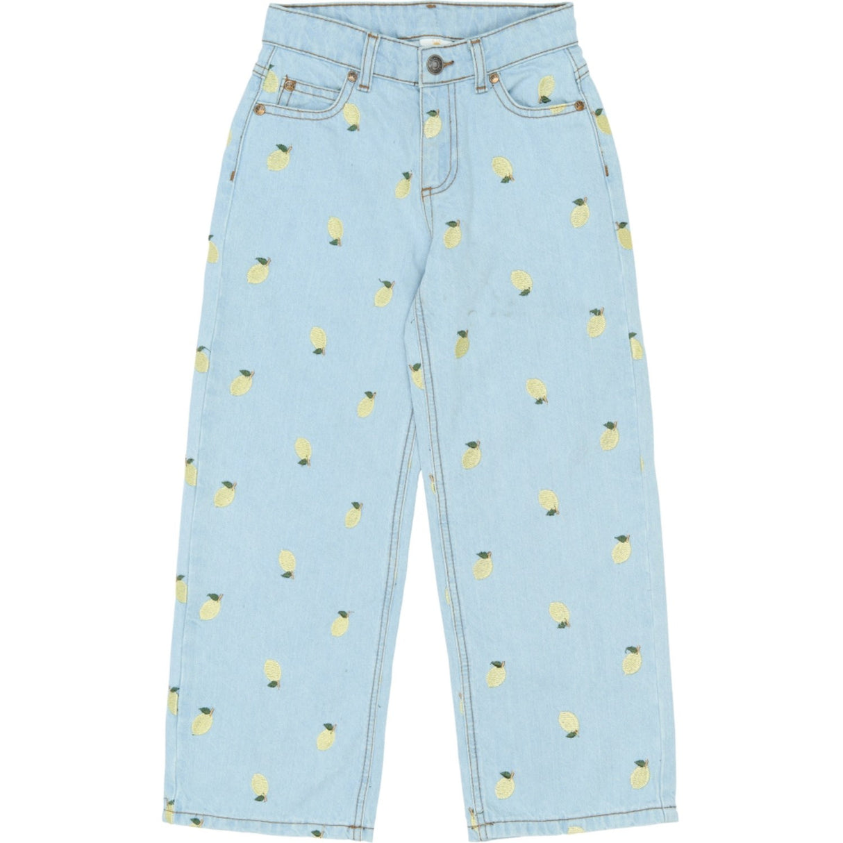 The New Light Blue Denim Emb Tnsia Wide Fit Jeans