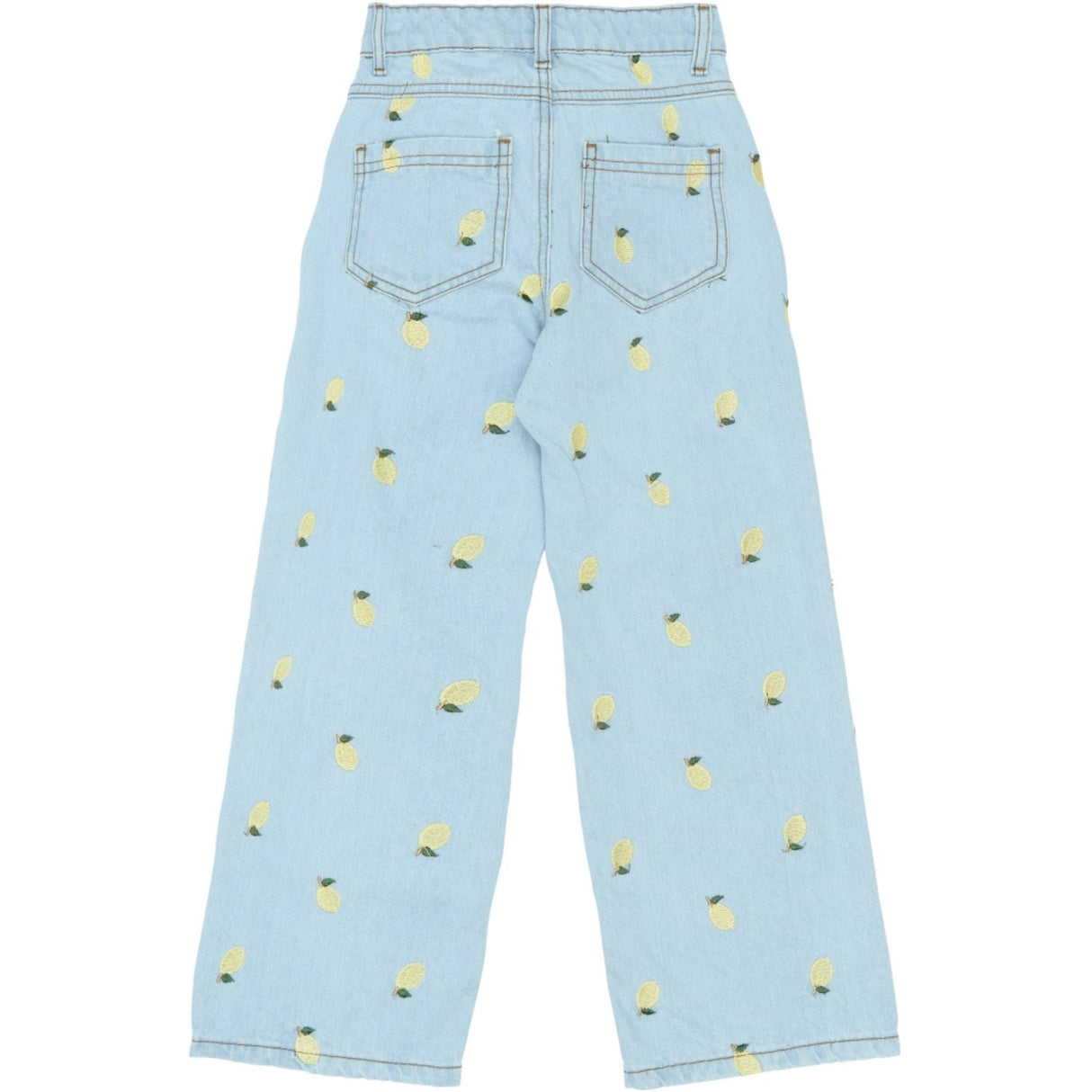 The New Light Blue Denim Emb Tnsia Wide Fit Jeans