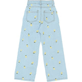 The New Light Blue Denim Emb Tnsia Wide Fit Jeans
