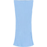 The New Forever Blue Tntove Long Rib Skirt