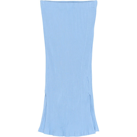 The New Forever Blue Tntove Long Rib Skirt