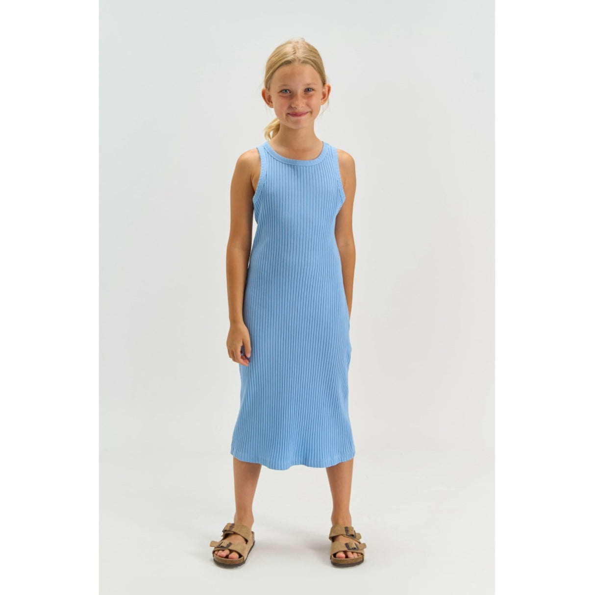 The New Forever Blue Tntove S_L Rib Dress