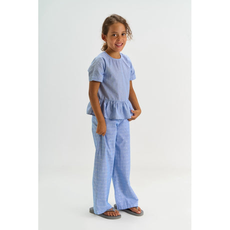 The New Forever Blue Striped Tntheresa Wide Pants