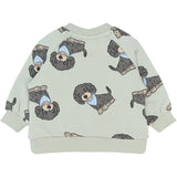 THE NEW Siblings Aqua Gray Aop Tnsbsofus Sweatshirt