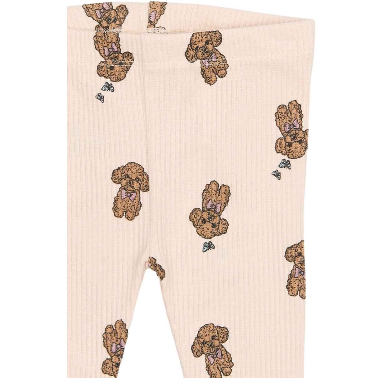 THE NEW Siblings Silver Peony Aop Tnsbsona Rib Leggings