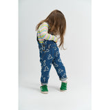 THE NEW Siblings Medium Blue Denim Aop Tnstshea Denim Dungarees
