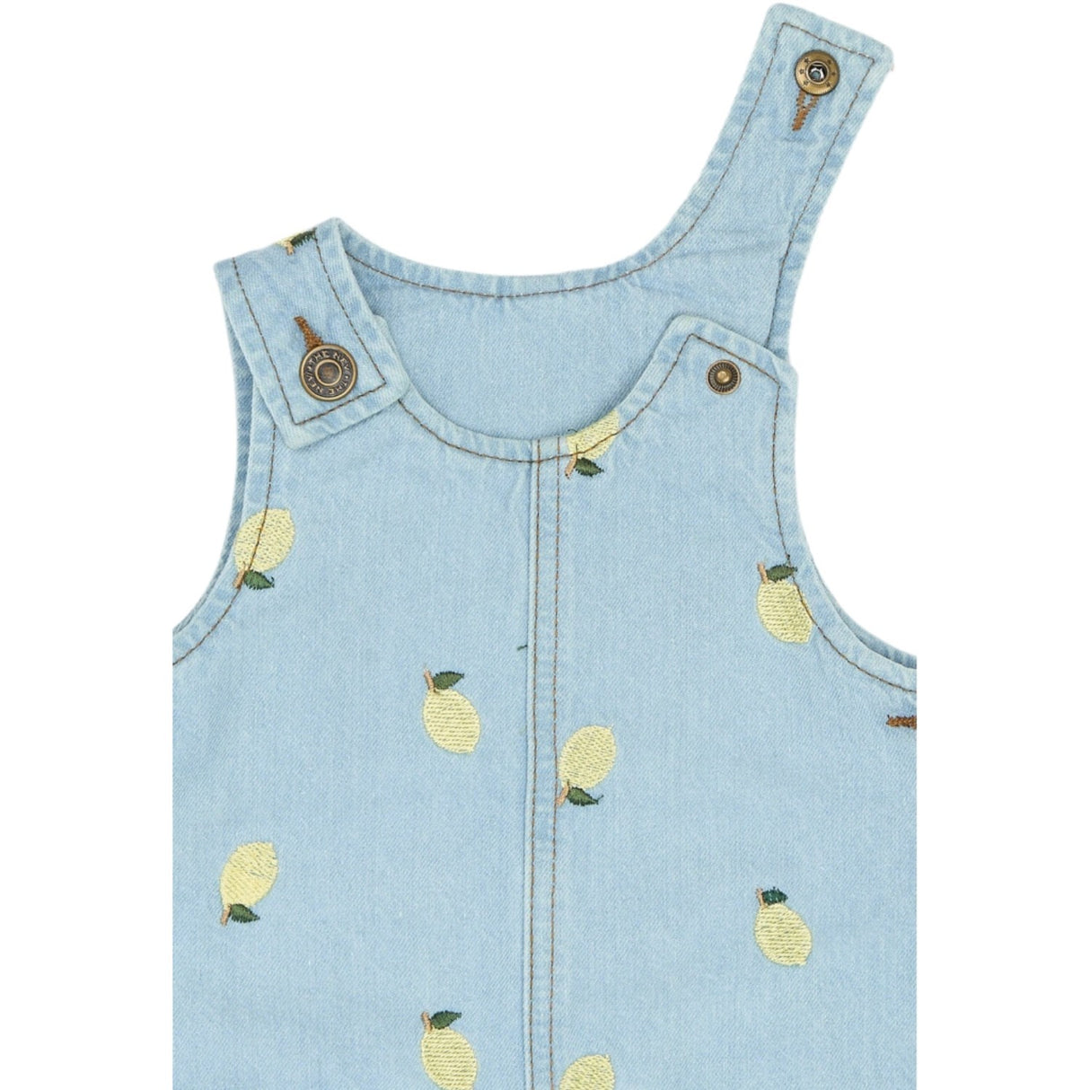 THE NEW Siblings Light Blue Denim Emb Tnstsaja S_L Denim Dress