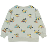 THE NEW Siblings Aqua Gray Aop Tnstsantiago Sweatshirt