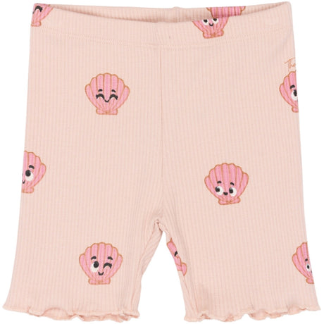 THE NEW Siblings Peach Whip Aop Tnsttinker Tight Rib Shorts