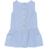 THE NEW Siblings Forever Blue Striped Tnstthea S_L Dress