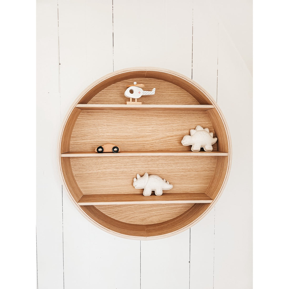 Curve Lab Natural Round Shelf