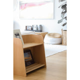 Curve Lab Natural Small Curvy Bookcase