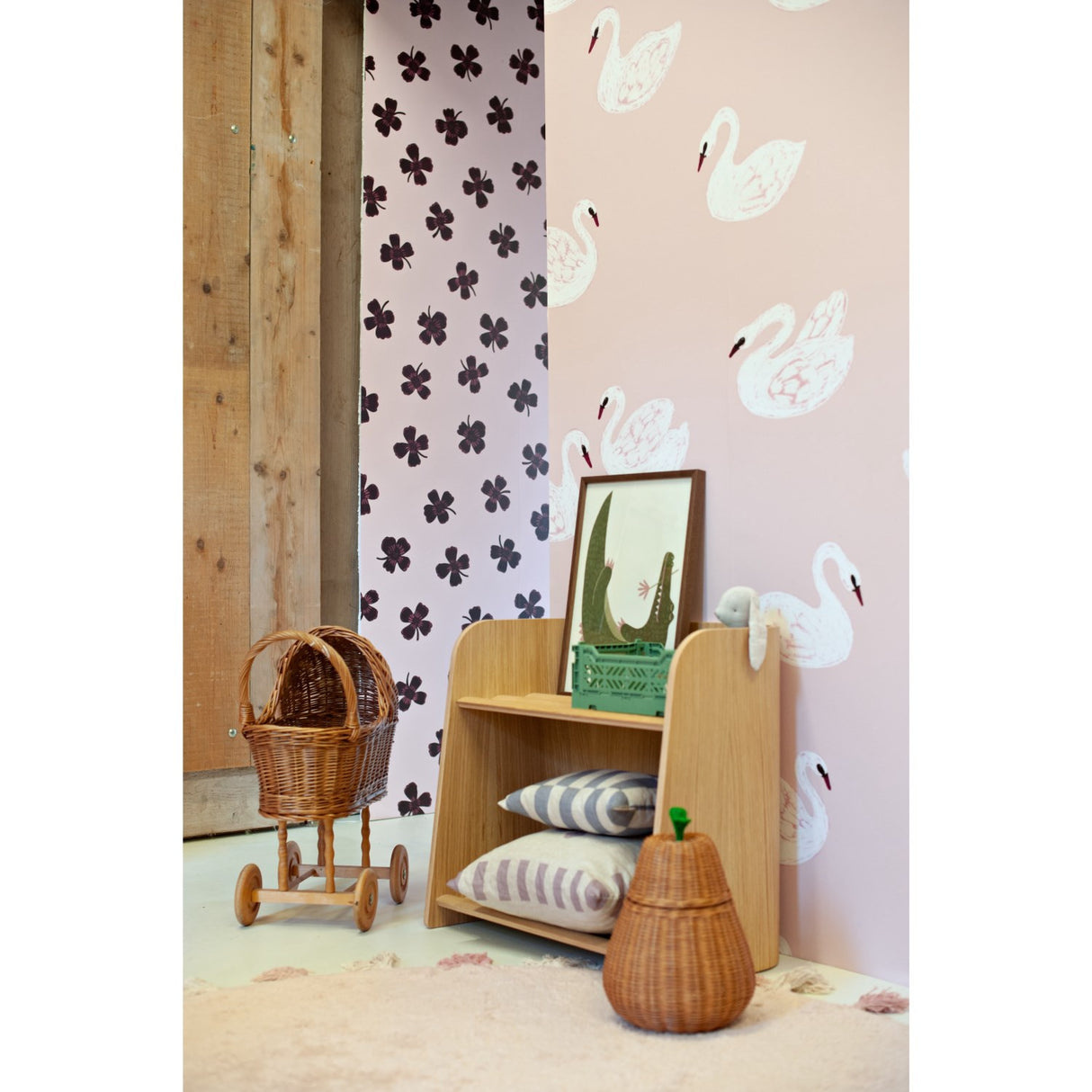 Curve Lab Natural Small Curvy Bookcase