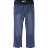 Name It Denim Blue Dark Sapphire Lurex Nmfsalli Slim Swe Jeans 1190-Bo Noos
