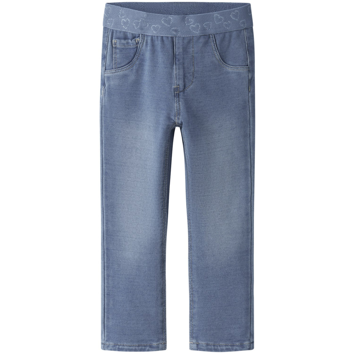 Name It Medium Blue Denim Heart Tape Nmfsalli Slim Swe Jeans 1190-Bo Noos