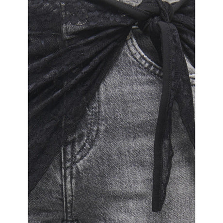 kids ONLY Black Triangle Kogrina Lace Skirt Scarf Jrs