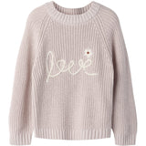 Lil'Atelier Hushed Violet Nmfemlen Emb Knit Lil