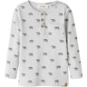 Lil'Atelier Glacier Gray Elephant Nmmlavo Eno Slim Ls Top Lil