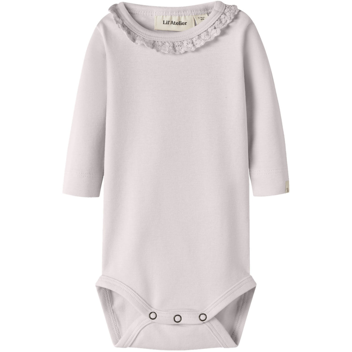 Lil'Atelier Hushed Violet Nbflayo Sup Ls Slim Body Solid Lil