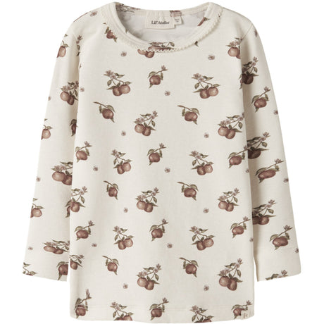 Lil'Atelier Turtledove Apples Nmfgayo Sig Ls Slim Top Lil
