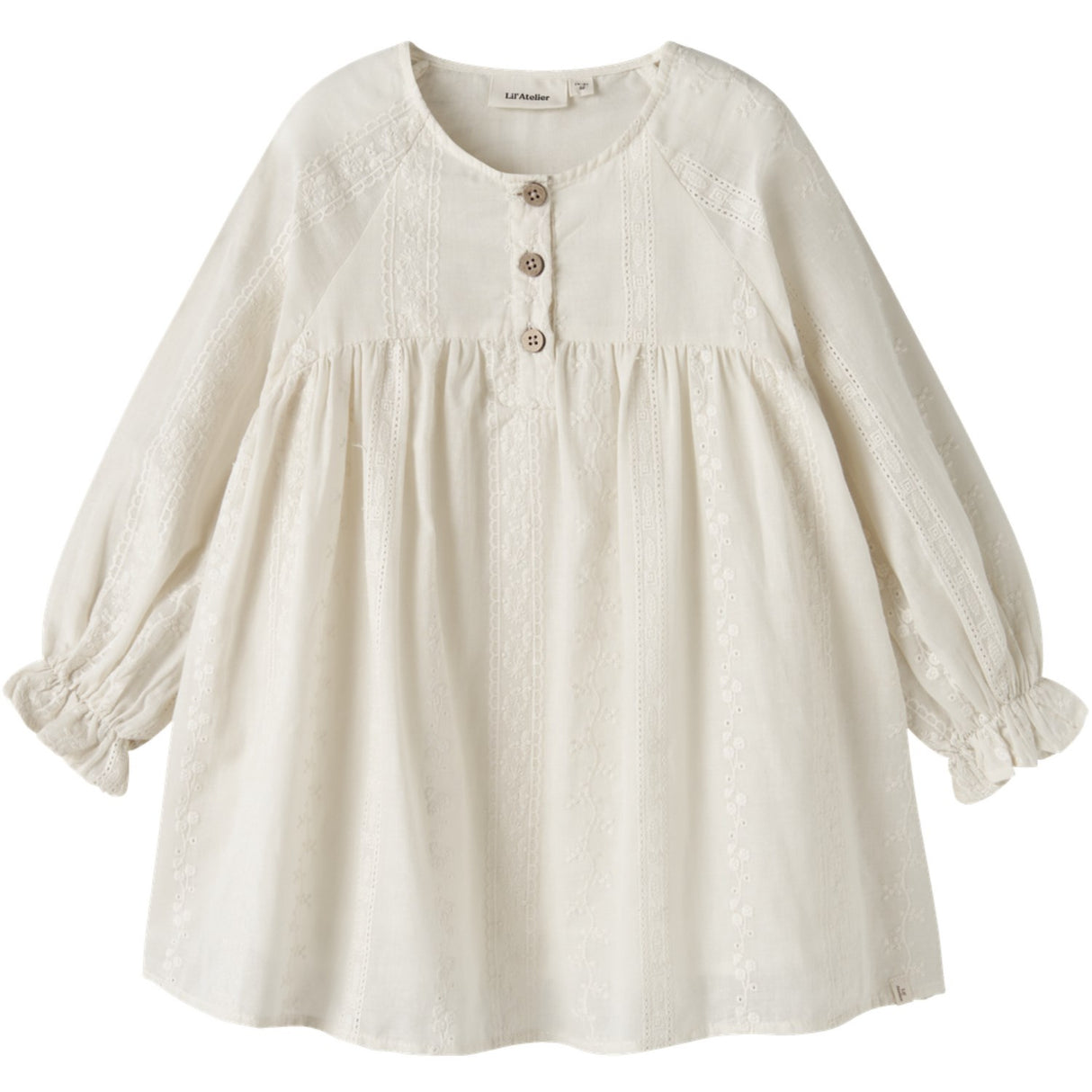 Lil'Atelier Turtledove Nmfloba Ls Loose Dress Lil