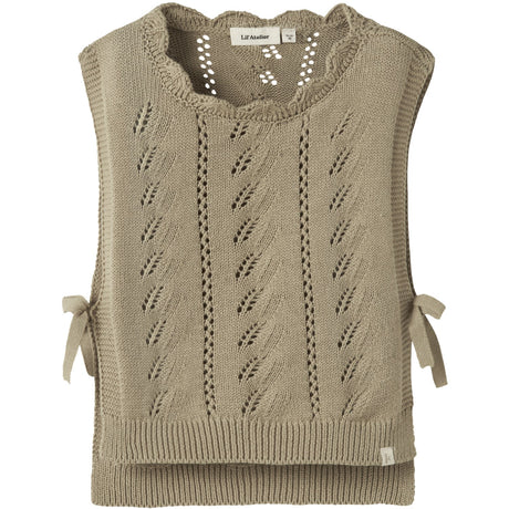 Lil'Atelier Twill Nmfleou Sl Knit Vest Lil