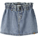 Lil'Atelier Medium Blue Denim Nmfkarole Dnm Skirt 2433-Cj Lil