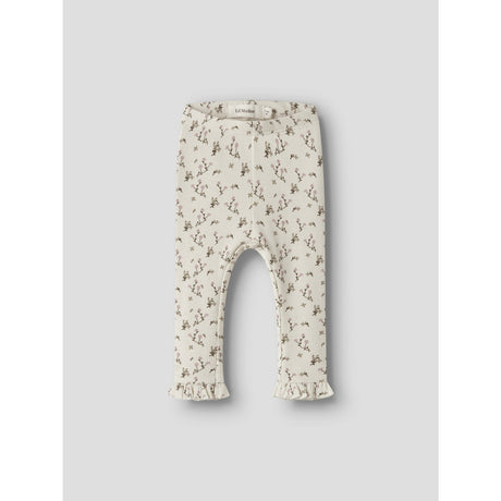 Lil'Atelier Turtledove Rose Flower Nbflago Mer Slim Leggings Lil