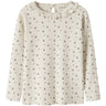 Lil'Atelier Turtledove Blue Flower Nmflago Mai Ls Slim Top Lil