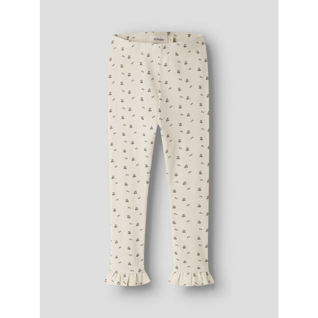 Lil'Atelier Turtledove Blue Flower Nmflago Mer Slim Leggings Lil