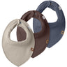 Name It French Roast Nbmyasim 3P Rib Scarf Bib