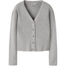 Name It Light Grey Melange Nkflarenlise Xsl Ls Knit Card
